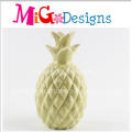 Keramische Dekoration Hellgelbe Ananas Shaped Money Bank